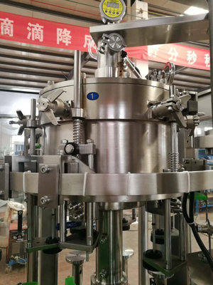 Tampar de enchimento da lavagem de garrafa do vidro da máquina de enchimento de 500 BPH Monoblock