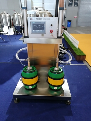 Tela táctil automático 2L das cabeças da máquina de lavar dois do barril de cerveja do Sus 304 - 60L