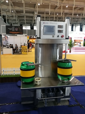 Tela táctil automático 2L das cabeças da máquina de lavar dois do barril de cerveja do Sus 304 - 60L