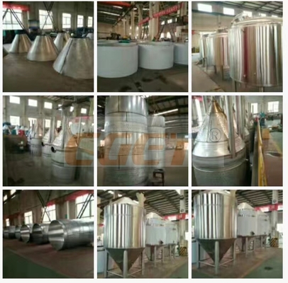 Equipamento industrial da fabricação de cerveja de cerveja do tanque de aço inoxidável do fermentador de 20 tambores