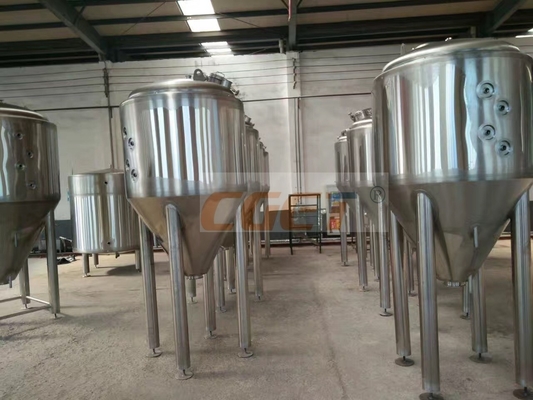 Equipamento industrial da fabricação de cerveja de cerveja do tanque de aço inoxidável do fermentador de 20 tambores