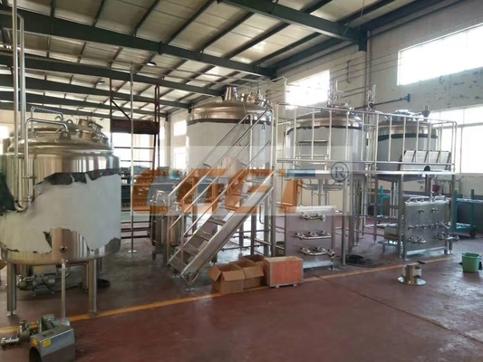 Equipamento industrial da fabricação de cerveja de cerveja do tanque de aço inoxidável do fermentador de 20 tambores