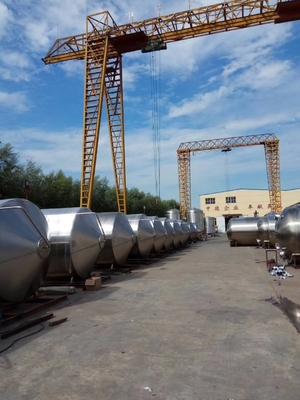 Pro pés de aço inoxidável do tanque de fermentação quatro do equipamento 10BBL da fabricação de cerveja de cerveja
