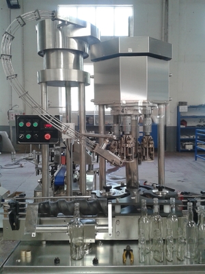 Linha de enchimento Mpa do vinho da máquina de engarrafamento 0,2 do suco - 0,4 pressões de água do Mpa