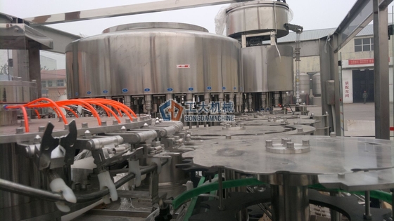 sistema bonde do equipamento comercial do engarrafamento de água 750Ml para o tambor, garrafas do ANIMAL DE ESTIMAÇÃO