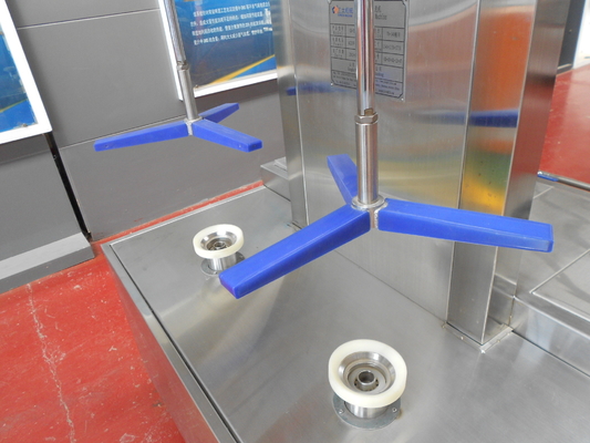 Tipo conduzido bonde pneumático da máquina de lavar do barril de cerveja do tela táctil de 2 cabeças