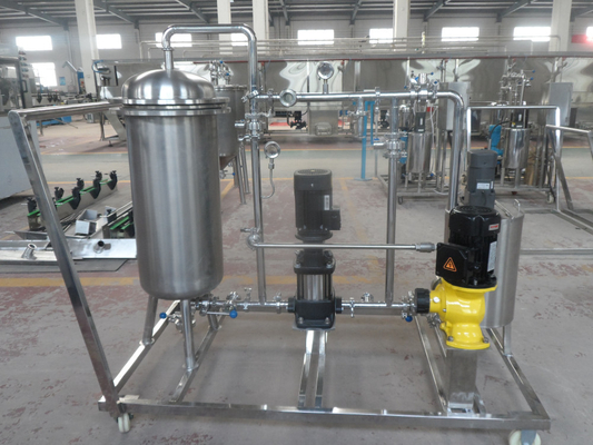 Sistema comercial da filtragem da cerveja usado na máquina de engarrafamento do vidro de cerveja