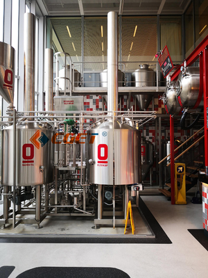 Sistema da fabricação de cerveja do equipamento 500L da fabricação de cerveja de cerveja do ofício do SUS 304 com o CE do ISO habilitado para Rusina