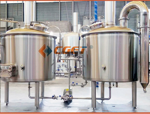 Sistema da fabricação de cerveja do equipamento 500L da fabricação de cerveja de cerveja do ofício do SUS 304 com o CE do ISO habilitado para Rusina