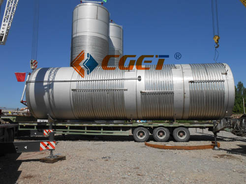 Fermentador cônico Jacketed vertical CGET100 000L da cerveja do tanque de fermentação