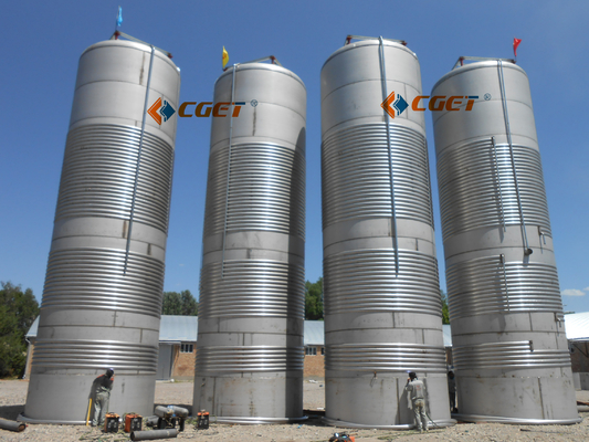 Fermentador cônico Jacketed vertical CGET100 000L da cerveja do tanque de fermentação